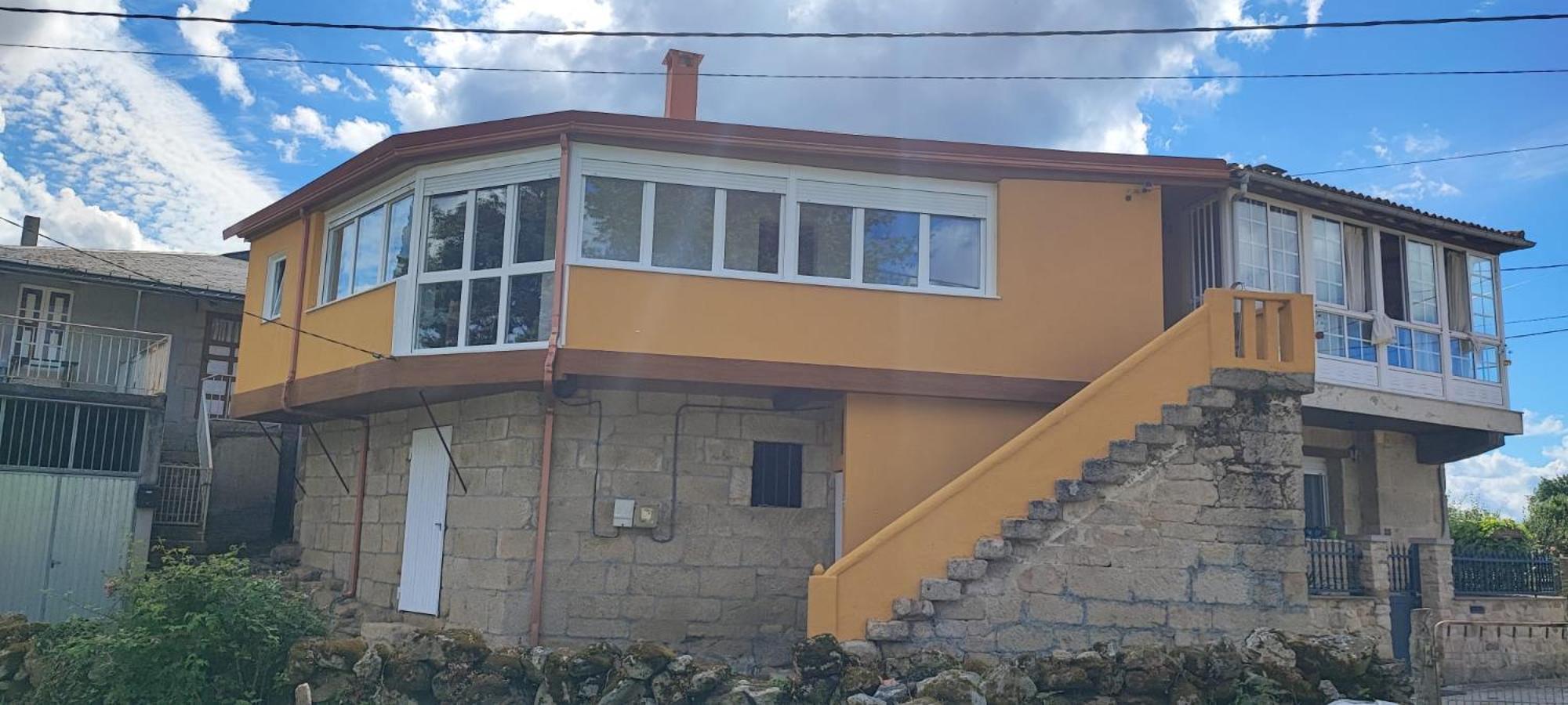 カストロ・カルデーラス Casa Do Outeiro De Aguilヴィラ エクステリア 写真